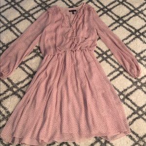 Pink polkadot dress